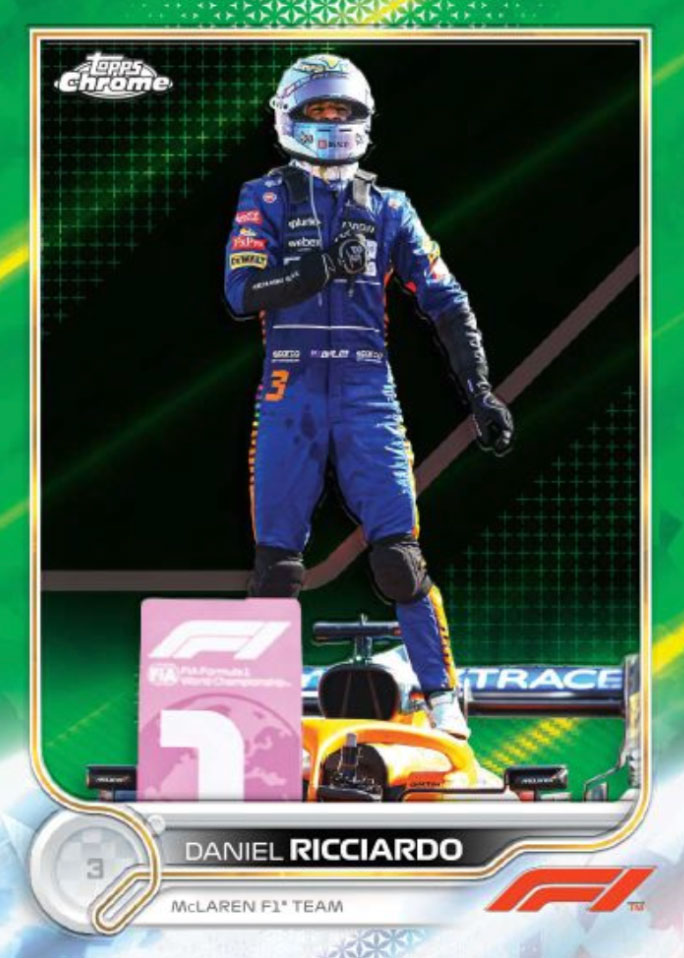 Checklist Spotlight 2022 Topps F1 Chrome Sapphire Edition Topps Ripped