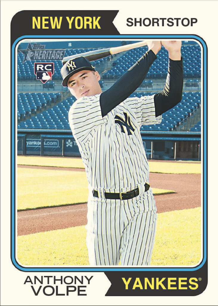 2023 Topps Heritage Aaron Judge Special 2022 New York Yankees Team