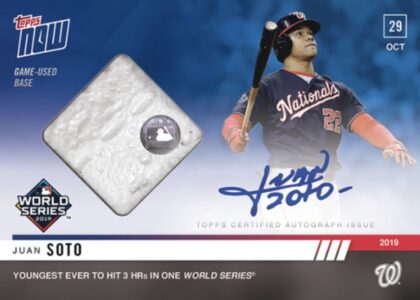 Juan Soto First Yankees Card