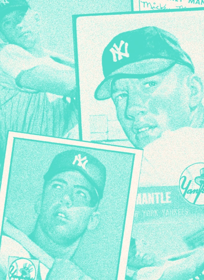  1953 Topps # 82 Mickey Mantle New York Yankees