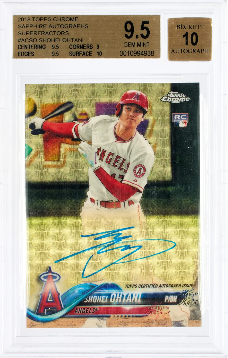 Ohtani Card Highlights 'Holy Grails' Auction - Topps Ripped