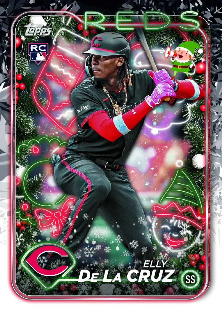 First Look 2024 Topps Baseball Holiday Mega Box Hidden Elf