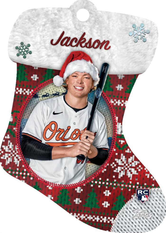 First Look 2024 Topps Baseball Holiday Mega Box Stocking DieCut