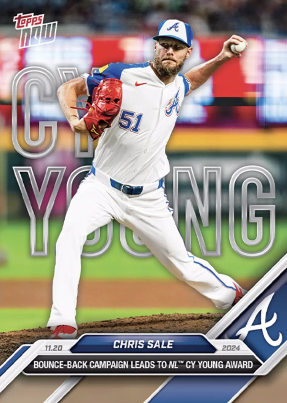 2024 NL Cy Young Winner Chris Sale's Top Cards
