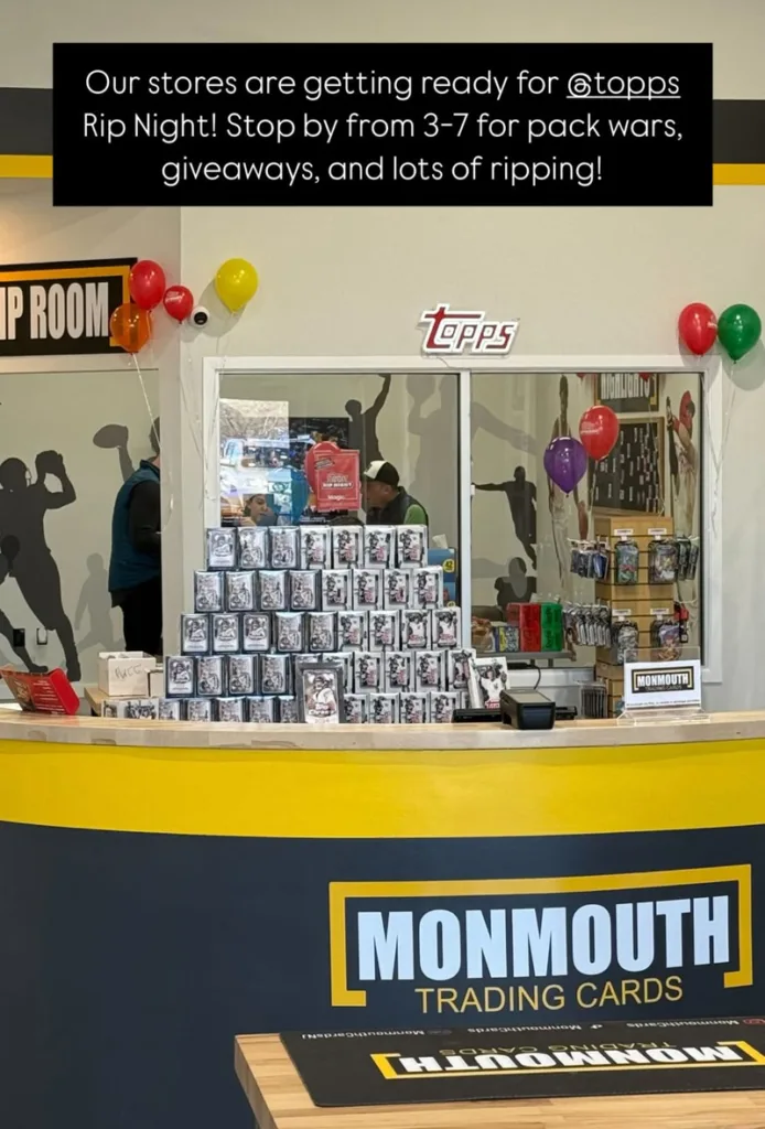 2025 Topps Rip Night Shops | Monmouth Cards, New Jersey