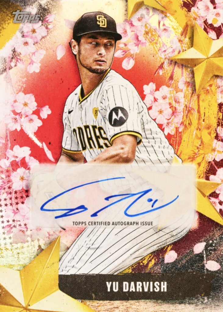 藤浪晋太郎 桜パラレル 2025 Topps 東京シリーズ 野球 トレカ カード 
