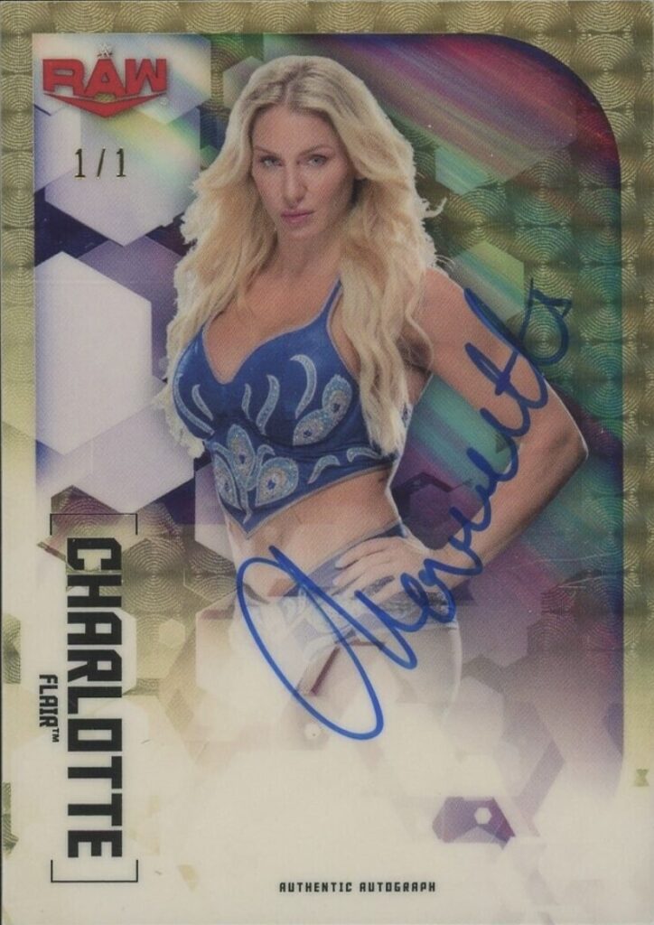 シャーロット・フレアー　直筆サインカード　/50 charlotte flair シャーロット・フレアー 直筆サインカード /50 charlotte flair