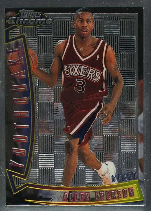 1996-97 Topps Chrome Youthquake Allen Iverson