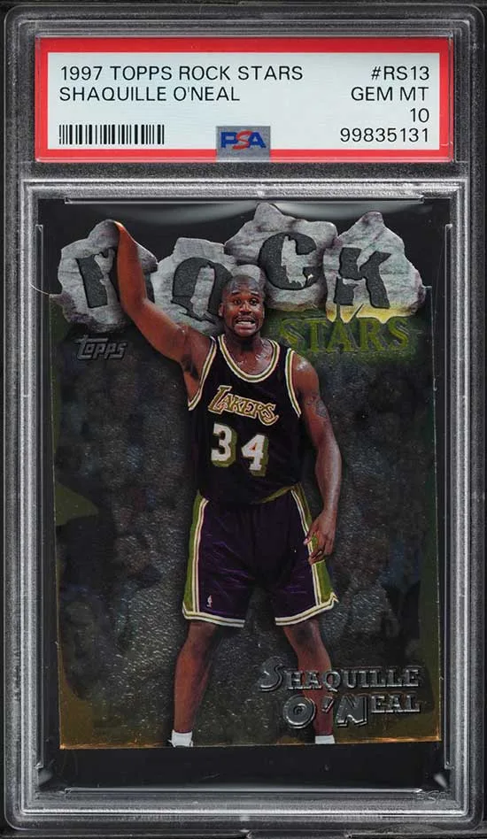1997-98 Topps Basketball Rock Stars Shaquille O'Neal