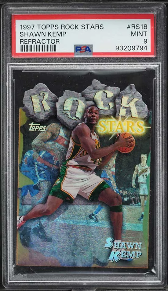 1997-98 Topps Rock Stars Refractors Shawn Kemp