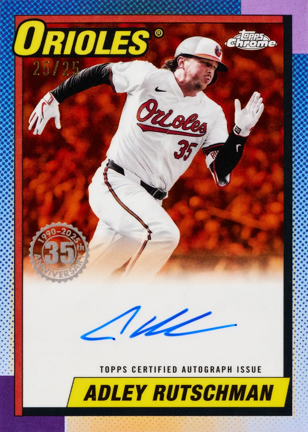 2025 Topps Chrome® Baseball 1990 Topps Baseball & Autosを