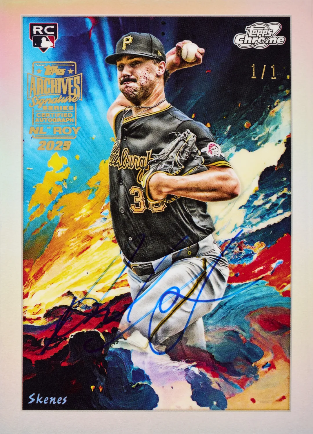 【U LAN】24SS★ [LAN ARCHIVE] Signature See-Through L/S T 2025_Topps_Archives_Signatures