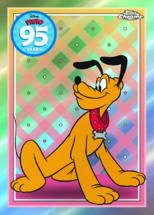 2025 Topps Chrome® Disney | History of Pluto Cards + Pluto 95th Anniversary