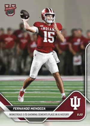 Vote on the 2025-26 Bowman U NOW® Football Top Players | Week 4