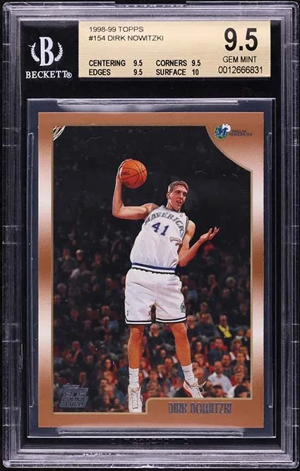 Topps Basketball Rookie Cards - 1998-99 Dirk Nowitzki