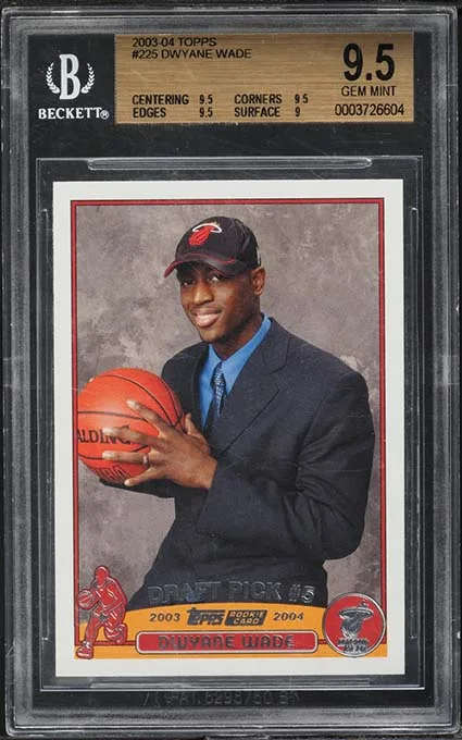 2003-04 Topps Basketball Dwyane Wade Rookie Card