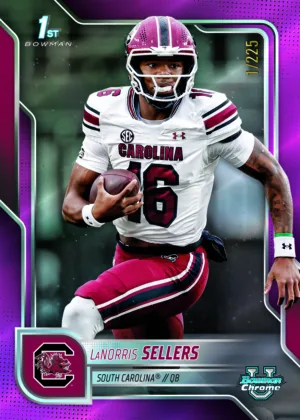 Bowman U Chrome® Football Product History