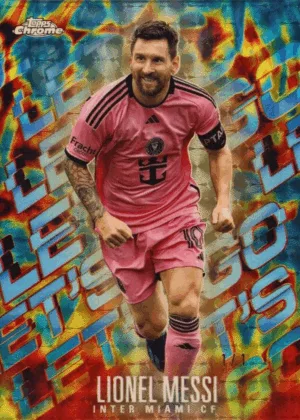 Lionel Messi’s 2024 Topps Chrome MLS “Let’s Go!” Superfractor 1/1 Sells for $9,450 at Fanatics Collect