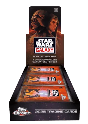 2025 Topps Star Wars Galaxy Chrome Hobby Box Guide