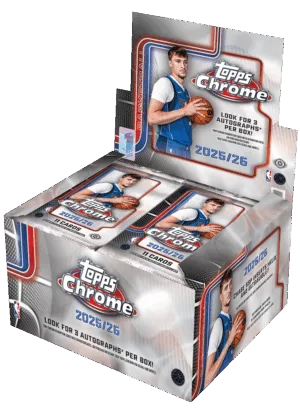 Reverse Dutch Auction for 2025-26 Topps Chrome Basketball First Day Issue SKU