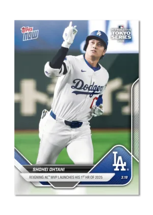 MLB Topps NOW®で大谷翔平の伝説的なシーズンを振り返る(レギュラーシーズン編)