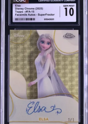 2025 Topps Chrome® Disney Biggest Pulls So Far