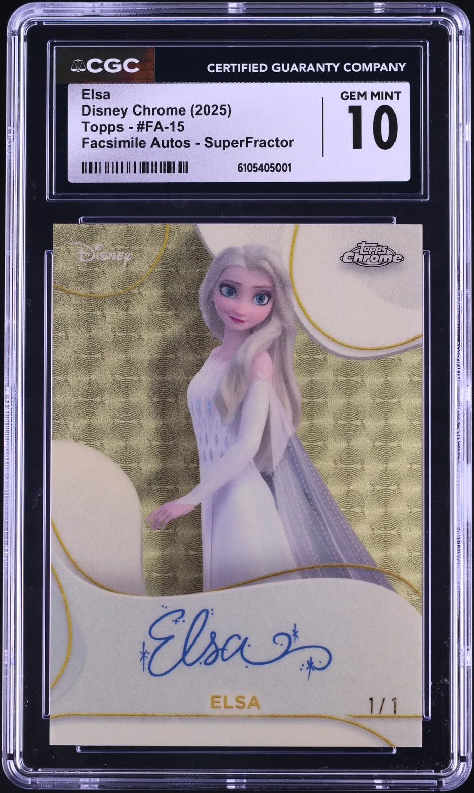 Topps 2025 Disney Elsa エルサ T-16 /25 シリアル 2025 Topps Chrome® Disney Biggest Pulls So Far - Topps Ripped