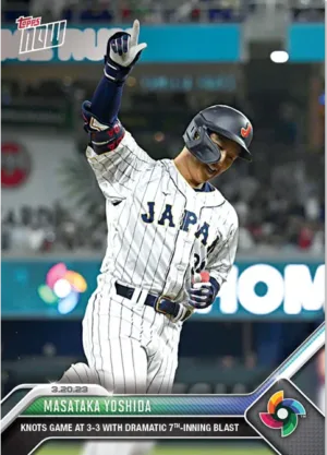 スターと名場面。Topps NOWが記録した2023 WBC 侍ジャパン