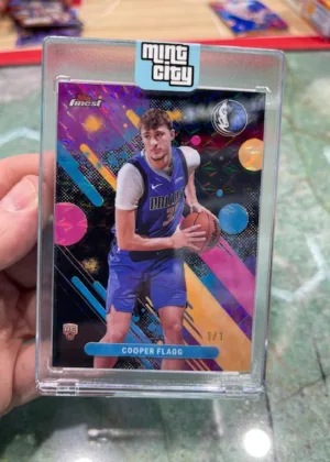 Collector Pulls Cooper Flagg 1/1 on 2025-26 Topps Finest Basketball Release Day