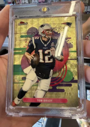 New Collector Takes Home 2025 Topps Finest Football Tom Brady SuperFractor
