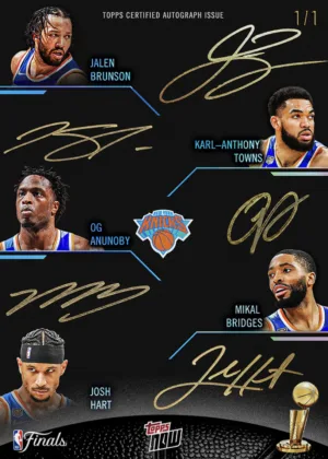 Celebrate the Knicks’ NBA Championship with NBA Topps NOW®